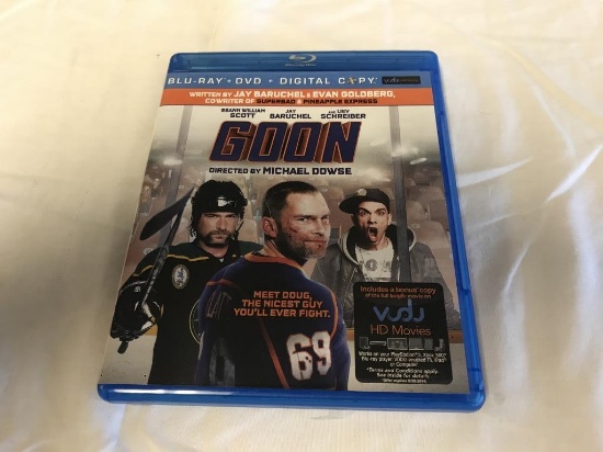 GOON Seann William Scott BLU-RAY & DVD Movie