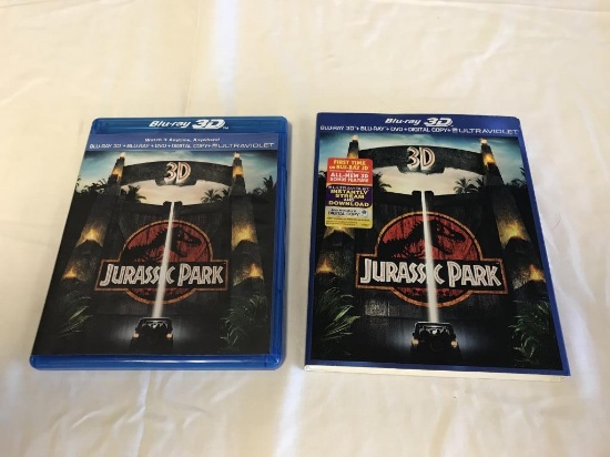 JURASSIC PARK BLU-RAY 3D & DVD Movie