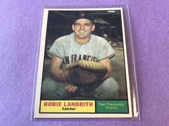 HOBIE LANDRITH Giants 1961 Topps Baseball Card