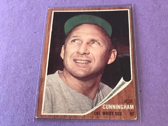JOE CUNNUNGHAM White Sox 1962 Topps Baseball Card