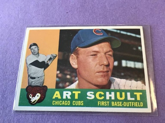 ART SCHULT Cubs 1960 Topps Baseball Card #93