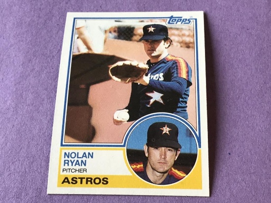 NOLAN RYAN Astros 1983 Topps Baseball Card