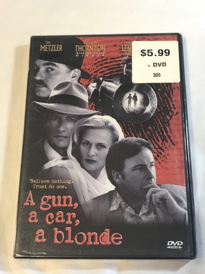 A GUN A CAR A BLONDE Billy Bob Thornton DVD NEW