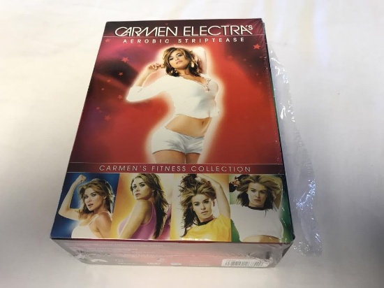 Carmen Electras Aerobic Striptease 5 disc DVD Set-