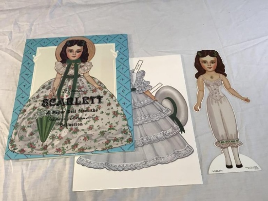 peck grandre Scarlett PAPER DOLL madame alexander