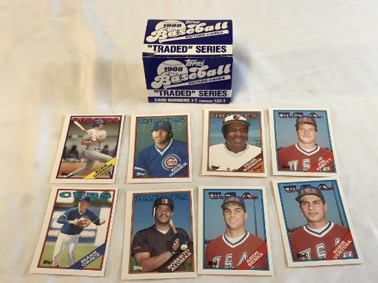 1988 Topps Traded Baseball Set with Mark Grace RC