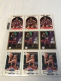 Lot of 9 CHARLES BARKLEY Basketball Cards