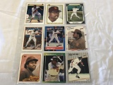 TONY GWYNN Lot of 9 Baseball Cards