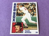 WADE BOGGS Red Sox 1984 Topps Baseball Card