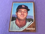 TED BOWSFIELD Angels 1962 Topps Baseball Card #369