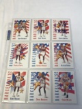 Lot of 9 1991 Skybox USA Basketball Team Cards