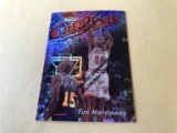 TIM HARDAWAY 1997 Finest REFRACTOR Basketball Card