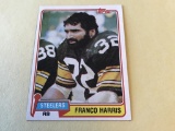 FRANCO HARRIS Steelers 1981 Topps Football Card