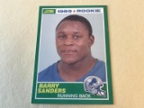 BARRY SANDERS Lion 1989 Score Football ROOKIE Card