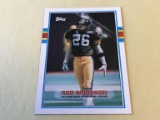 ROD WOODSON Steelers 1989 Topps Football ROOKIE