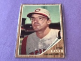 EDDIE KASKO Reds 1962 Topps Baseball Card #193