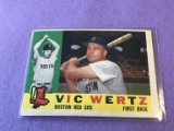 VIC WERTZ Red Sox 1960 Topps Baseball Card #111