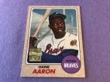 HANK AARON 1999 Topps Baseball 1968 Reprint Topps-