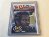 OJ SIMPSON Bills 1977 Topps Football Card