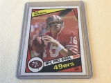 JOE MONTANA 1984 Topps Football Card