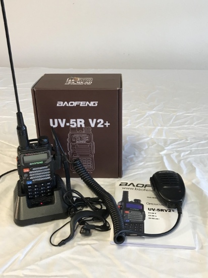 Baofeng UV-5R V2+ Plus Dual Band Ham Two-way Radio