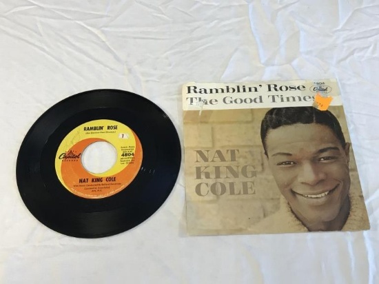 NATE KING COLE Ramblin' Rose/The Good Times 45 RPM