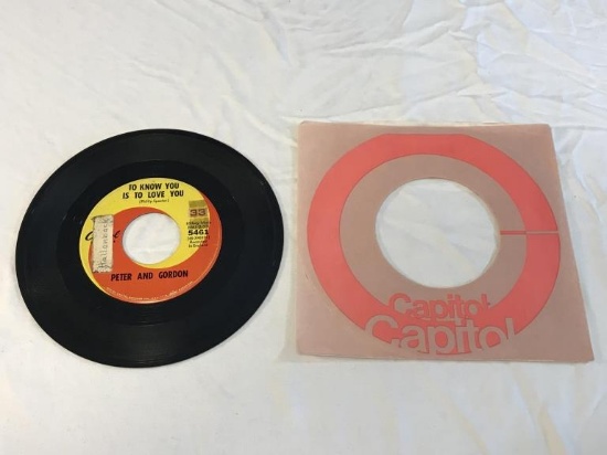 PETER AND GORDON To Know You Is To Love You 45 RPM