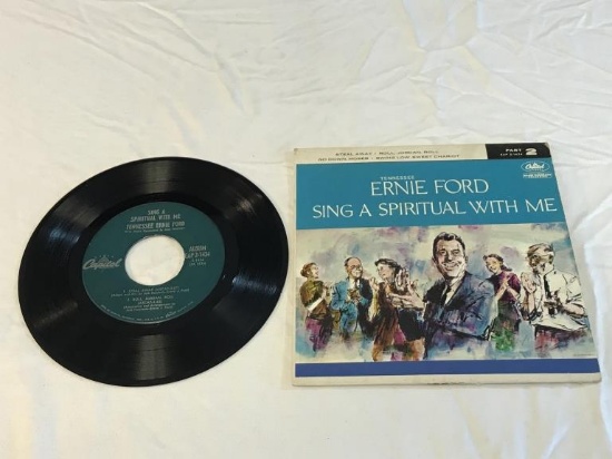 TENNESSEE ERNIE FORD Spiritual With Me 2 45 RPM