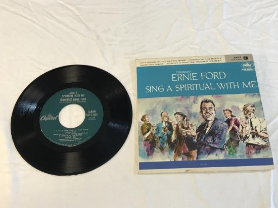 TENNESSEE ERNIE FORD  Spiritual With Me 3 45 RPM