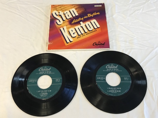 STAN KENTON Artistry In Rhythm 2X 45 EP RPM