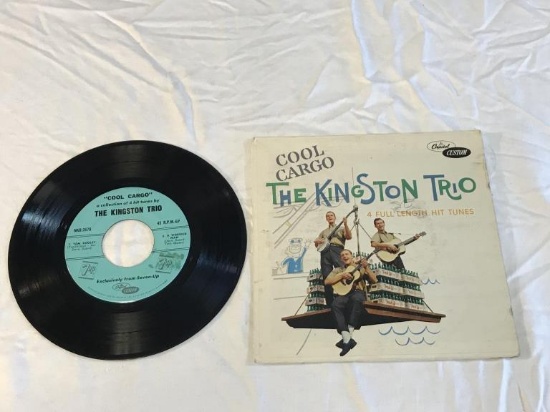 KINGSTON TRIO Cool Cargo 45 EP RPM 1960