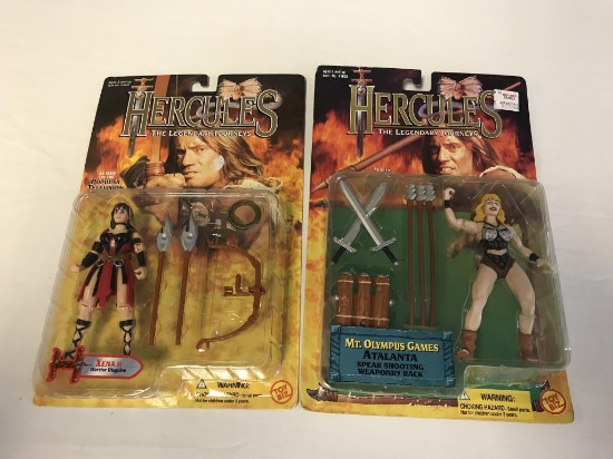 HERCULES Lot of 2 Action Figures- Xena