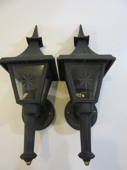 A Matching Pair of Outdoor Lamps