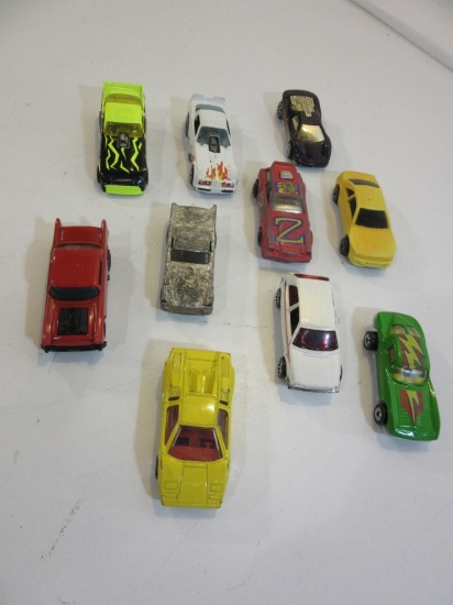 Lot of 10 Hot Wheel Cars, Incl. Red "Z"