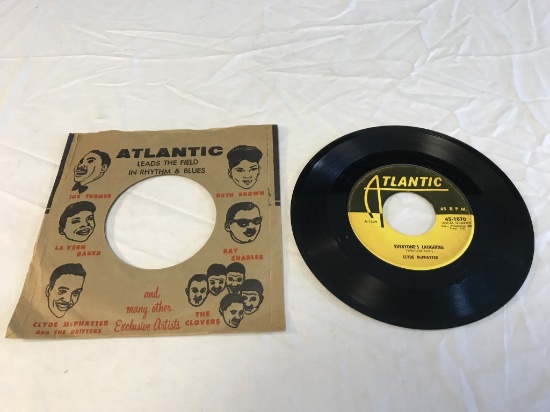 CLYDE MCPHATTER Hot Ziggity 45 RPM 1955