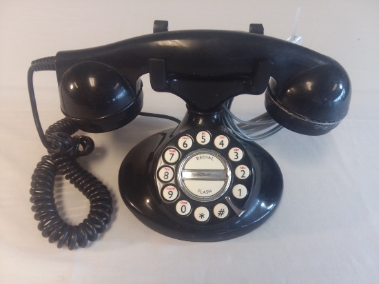 Vintage Microtel Black Retro Phone Model 966 VTG