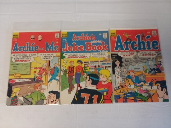 Lot of 3 ARCHIE SERIES 15 Cent Comic Books