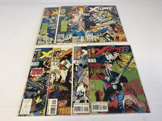 Lot of 8 X-FORCE Marvel Comic Books