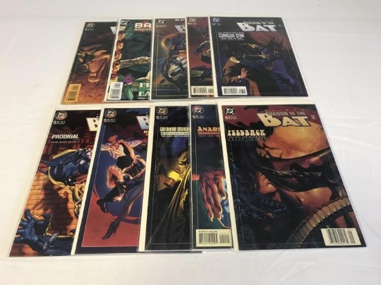 Lot of 10 SHADOW OF THE BAT DC Comic Books