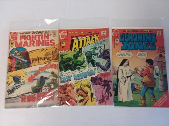 Lot of 3 CHARLTON COMICS Comic Books