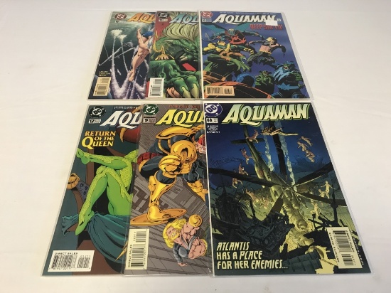 Lot of 6 AQUAMAN DC Comic Books