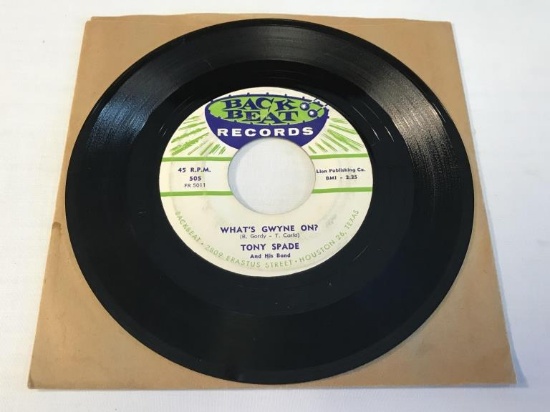 TONY SPADE Life Is A Mystery 45 RPM 1958