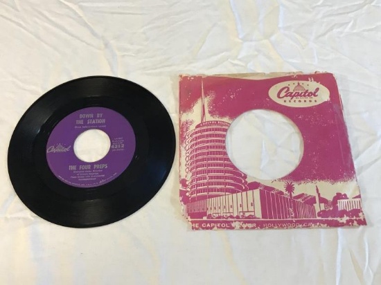 THE FOUR PREPS Down By The Station/Listen Honey 45