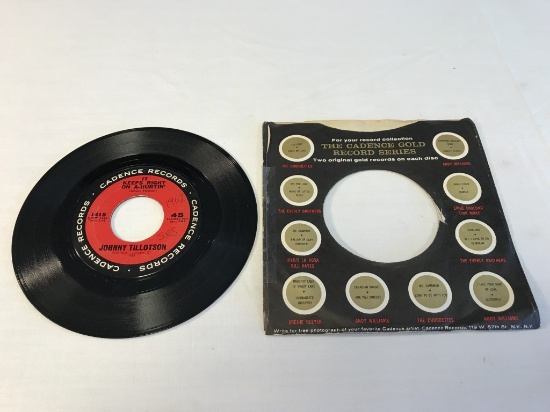 JOHNNY TILLOTSON She Gave Sweet Love To Me 45 RPM