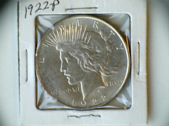 1922 .90 Silver Peace Dollar