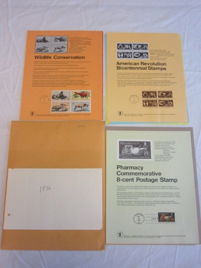 1972 Lot of  USPS Commemorative Stamps