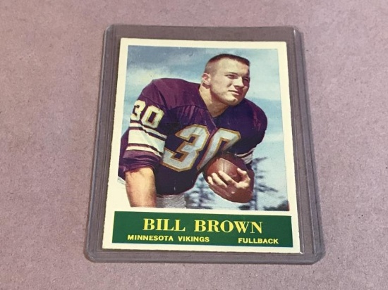 BILL BROWN Vikings 1964 Topps Football Card