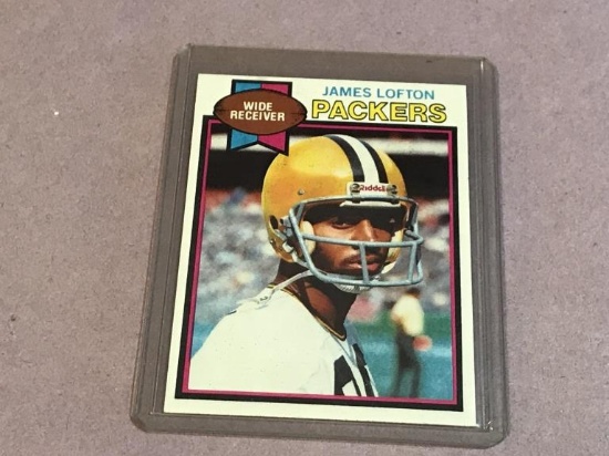 JAMES LOFTON Packers 1979 Topps Rookie Card HOF