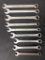 Lot of 9 Metric and Standard Wrenches