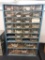 Blue 28-Drawer Container w/ Various Supplies